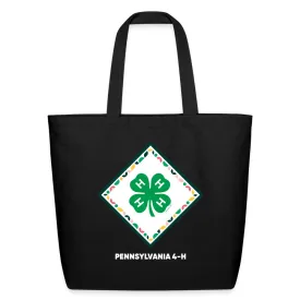 Pennsylvania 4-H Clover Tile Eco-Friendly Cotton Tote