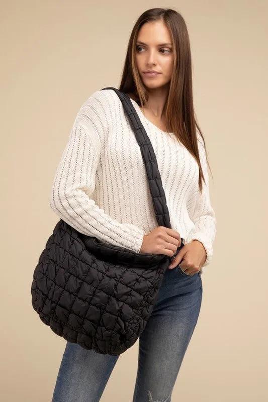 Quilted Puffer Tote Bag