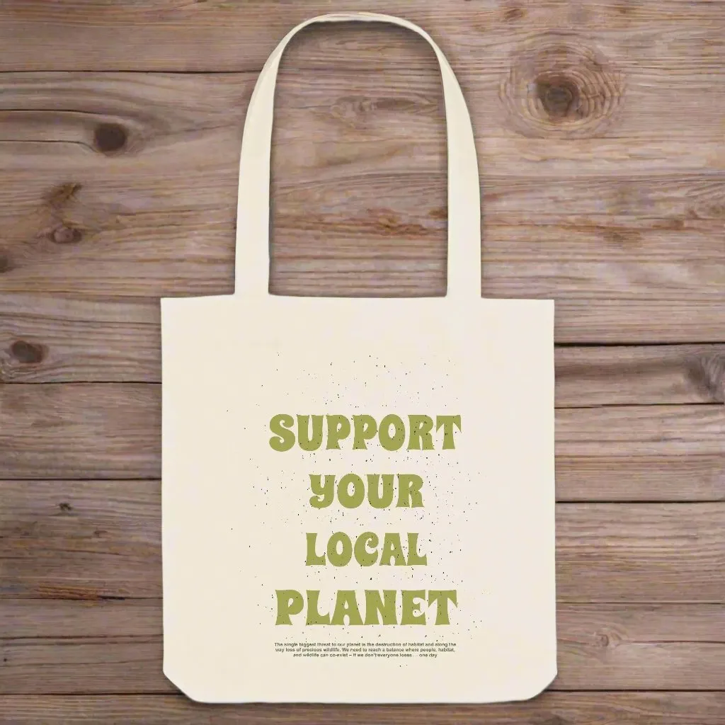 "Carry everything you need and support the planet with this stylish tote bag!"