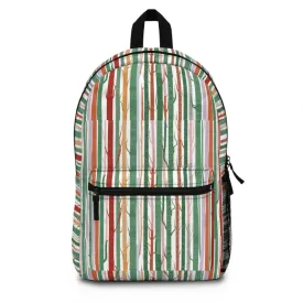 Roomy Durable Colorful Tree Trunks Backpack