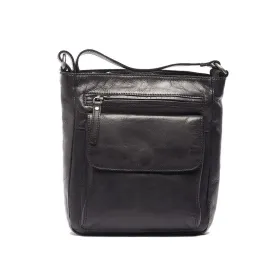 Rugged Hide RH1235 Nora Multi Pocket Crossbody Leather Bag