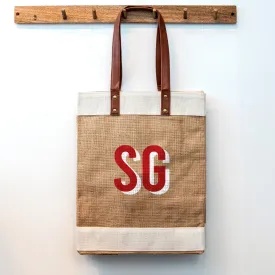 SG - Natural Tall Tote Bag