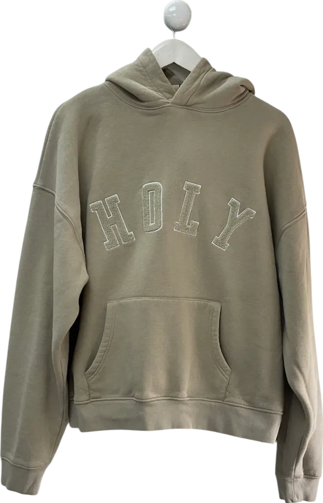 Sisters & Seekers Beige Holy Hoodie In Bone UK L