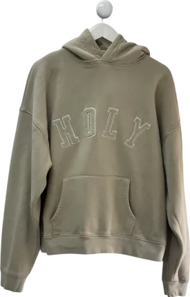 Sisters & Seekers Beige Holy Hoodie In Bone UK L