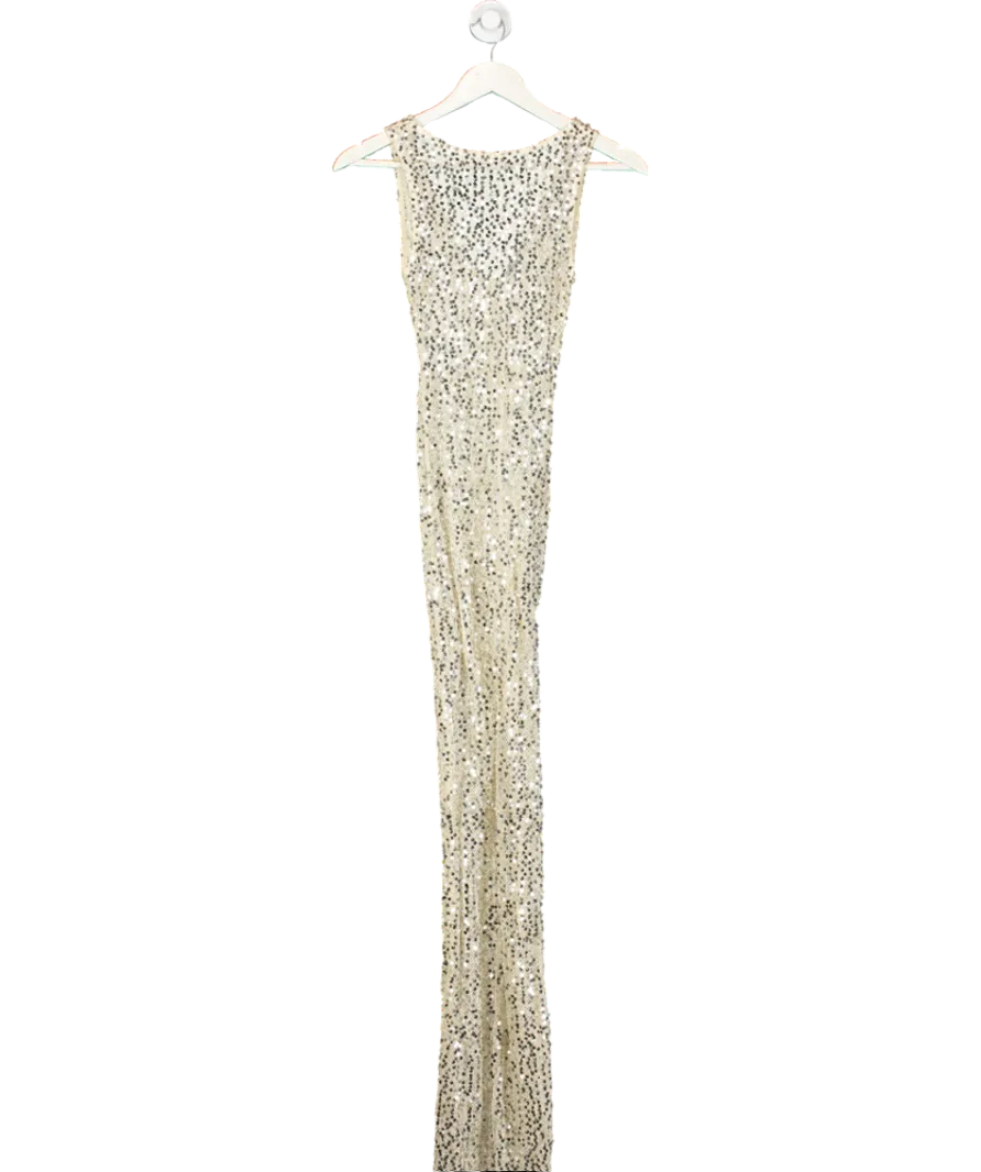 SLA the label Cream Dylan Dress UK XXS