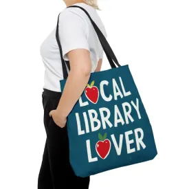 Sleek Black Tote Bag for Local Library and City Life