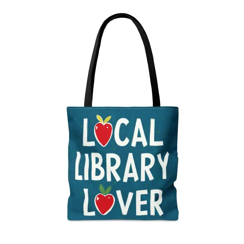 Sleek Black Tote Bag for Local Library and City Life