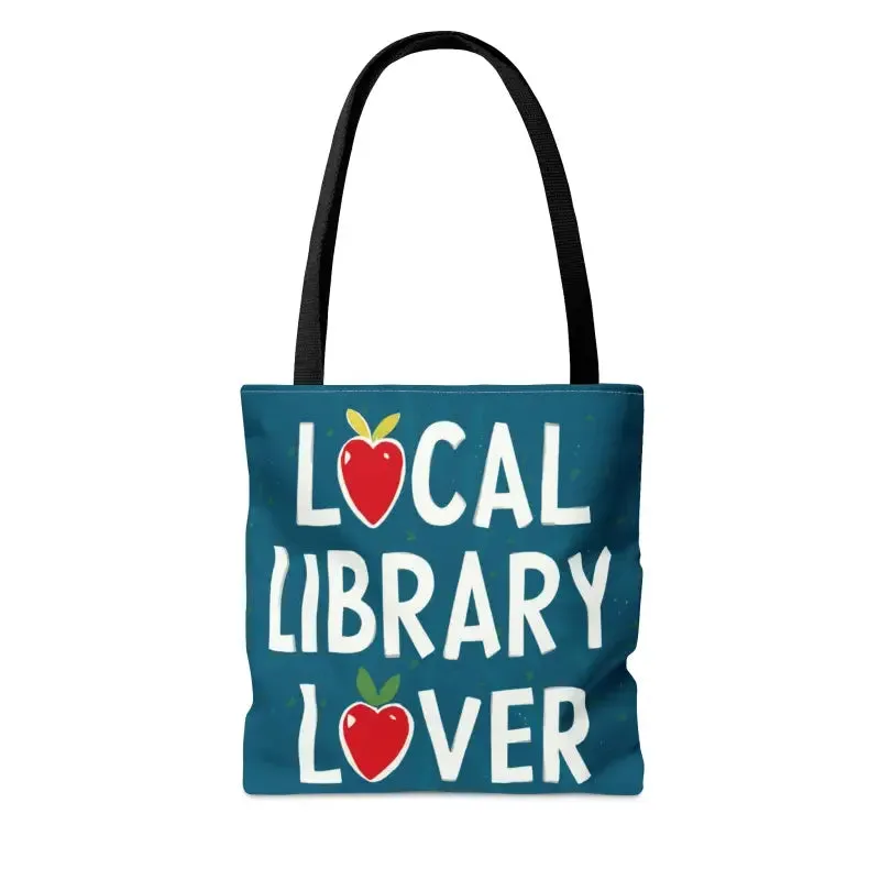 Sleek Black Tote Bag for Local Library and City Life