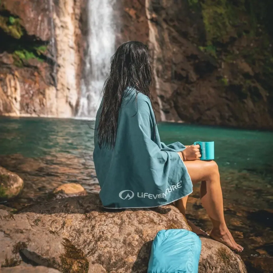 SoftFibre Teal Trek Towel - Large