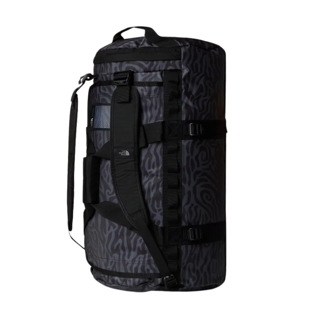 The North Face Base Camp Duffel Medium Black/Tiger Stripe Print