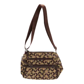 Women's Printed Tonal Crossbody Handbag